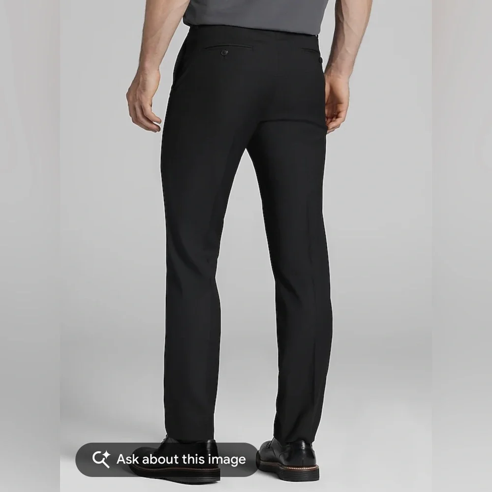 Awearness Kenneth Cole Modern Fit Dress Pants Black Slacks Men’s Size 32 x 30
